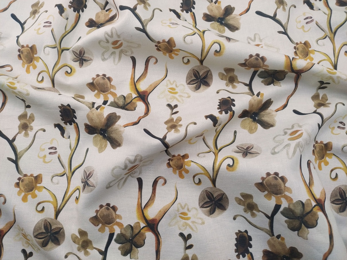 Ткань Лён  20615 2